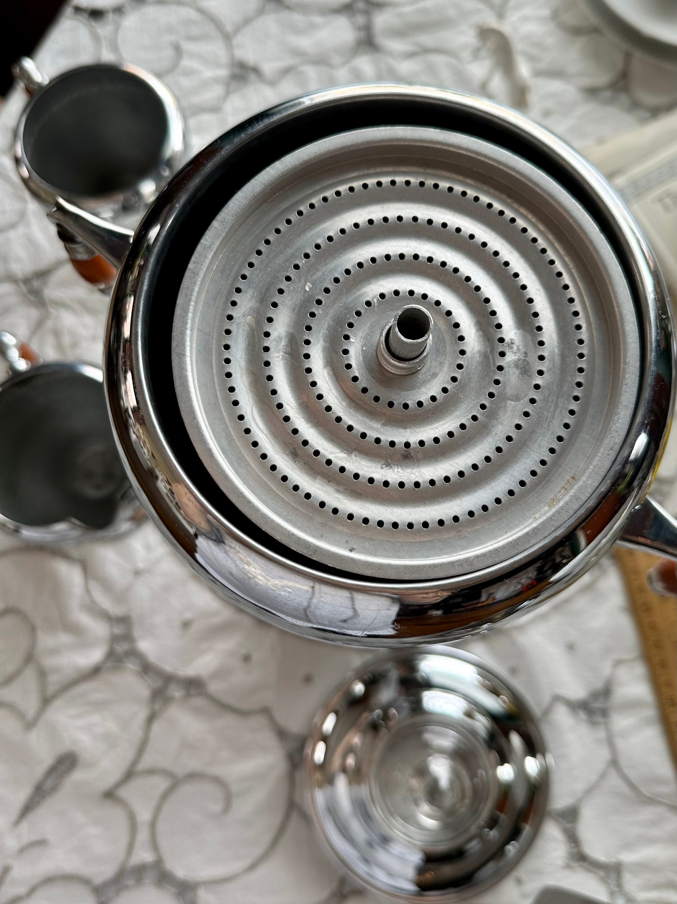 Vintage Keystoneware Percolator Coffee Maker Set Etsy