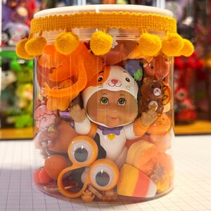 Joy Jar! ft. Cabbage Patch Cutietown Calico Cat - Instant Collection Trinket Lot