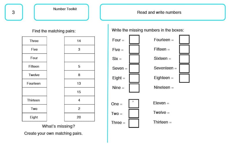 Number Toolkit Developing Fluency, Reasoning and Problem-Solving Skills (24 activities) image 1
