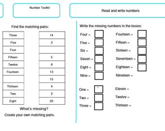 Number Toolkit: Answer Booklet