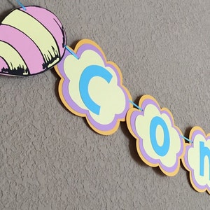 Dr. Seuss Inspired Banner Oh the Places You'll Go Party