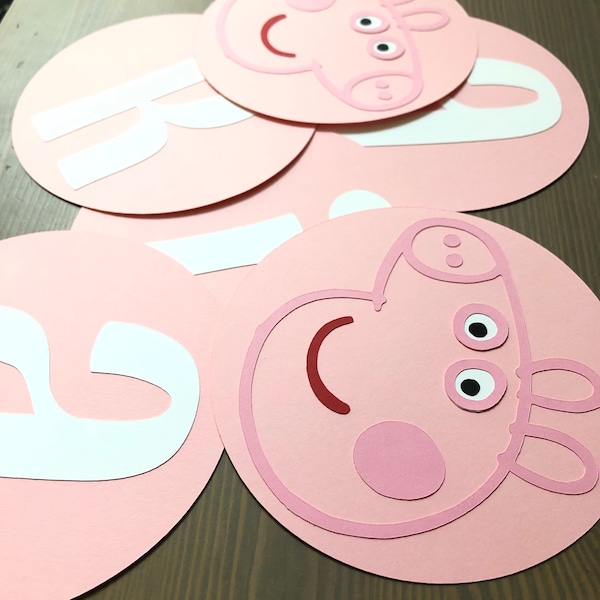 Peppa Pig Themed Party Banner Peppa Pig Party
