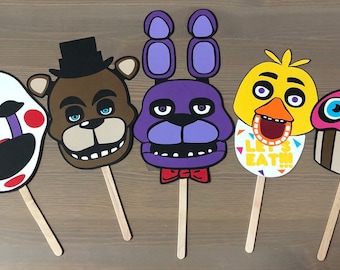 Five Nights At Freddy's Inspired Centerpiece Sticks  Five Nights At Freddy's Birthday Party