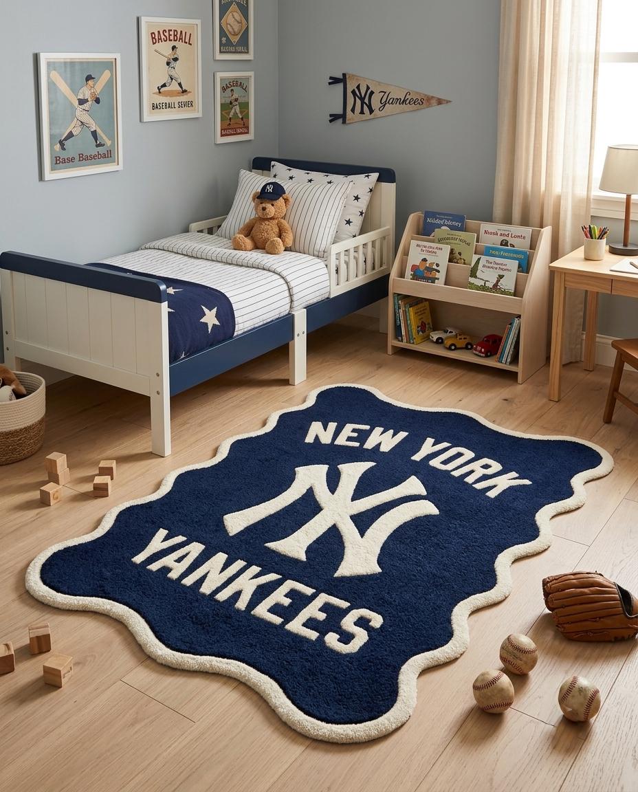 ニューヨーク・ヤンキース ラグ Ny Yankees Area Rug - Etsy