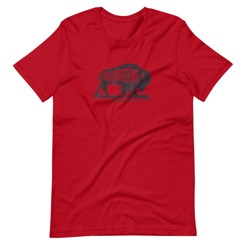 Yellowstone National Park Short-sleeve Unisex T-shirt | Etsy