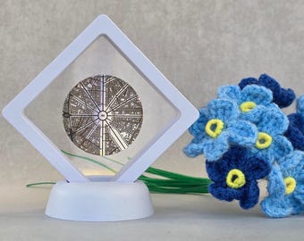 Custom Map Coin, Personalized Location Map Engraved on Stainless Steel, Keepsake, Anniversary Gift