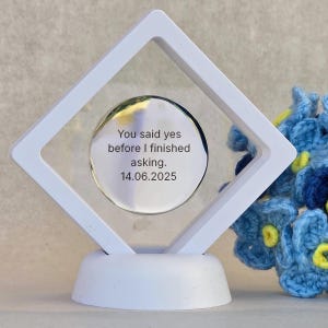 Custom Map Coin, Personalized Location Map Engraved on Stainless Steel, Keepsake, Anniversary Gift image 4