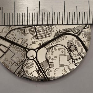 Custom Map Coin, Personalized Location Map Engraved on Stainless Steel, Keepsake, Anniversary Gift image 9