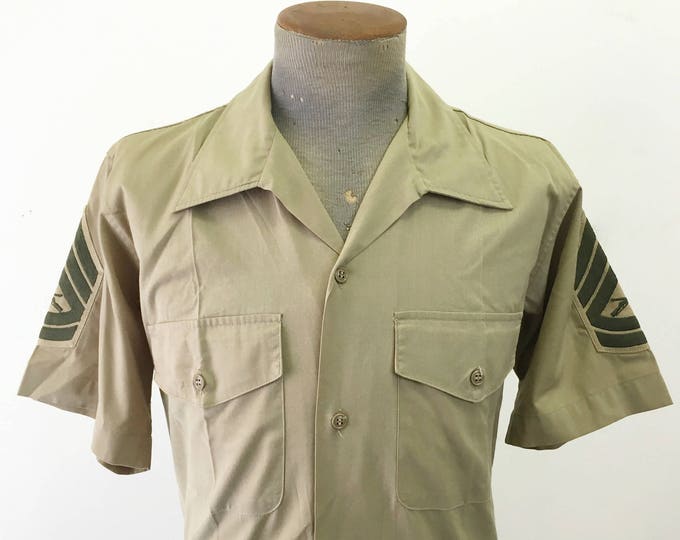 Vintage USMC Short Sleeve Dress Shirt