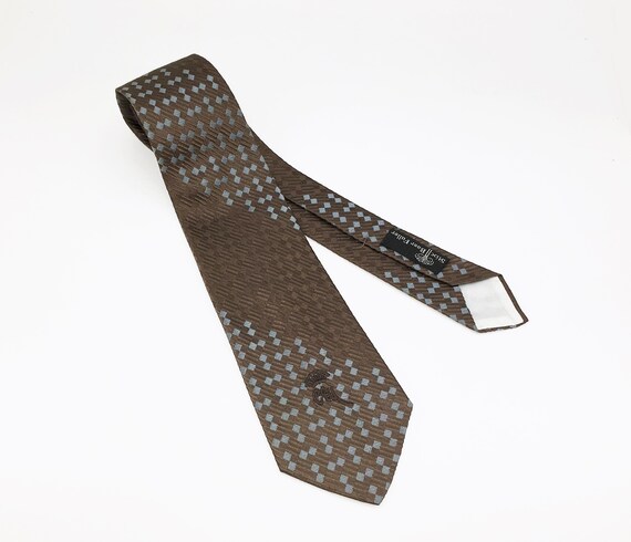 Mara By Countess Mara Mens Gingham Taffeta neck bow Tie green