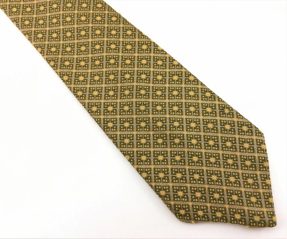 1960s Knit Polyester Tie Mad Men Era Narrow Mid C… - image 2