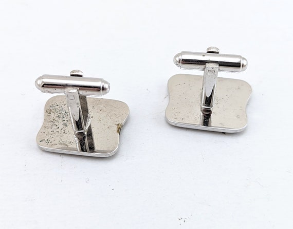 Boutons De Manchette Vintage - Modèle Quilles De Bowling Et Boule, Finition Or Sur Argent