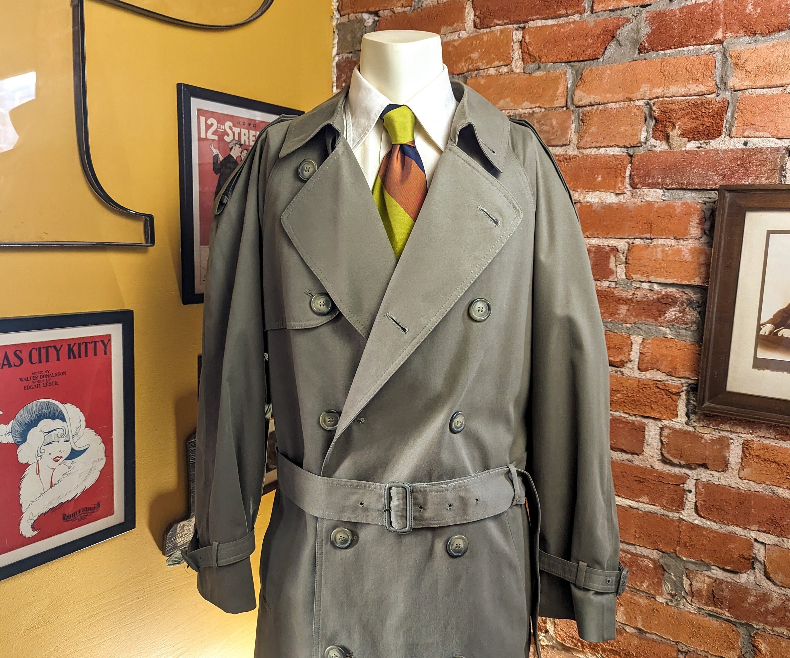 Edgar classic fit top raincoat with removable lining