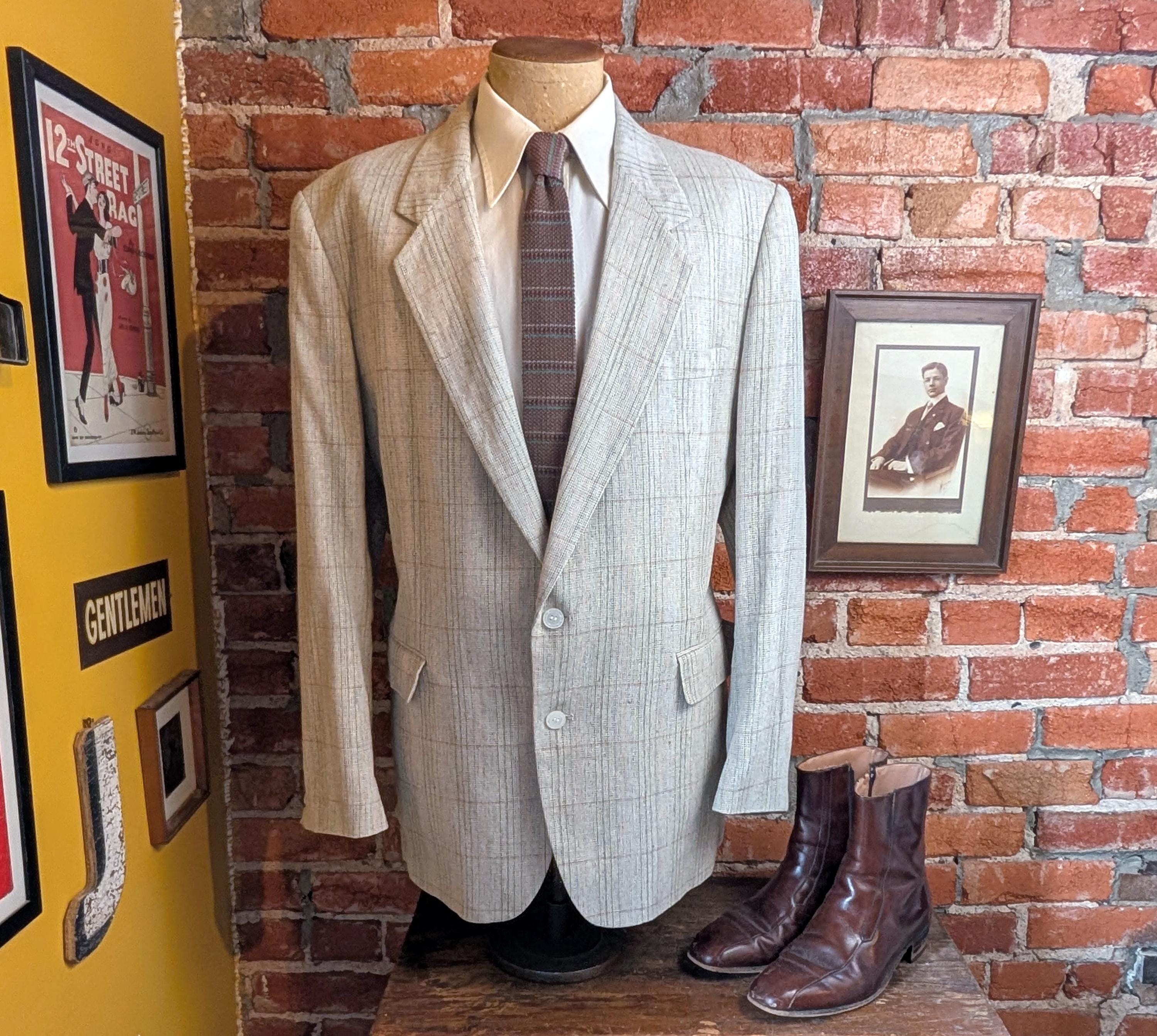 80s Linen Jacket - Etsy
