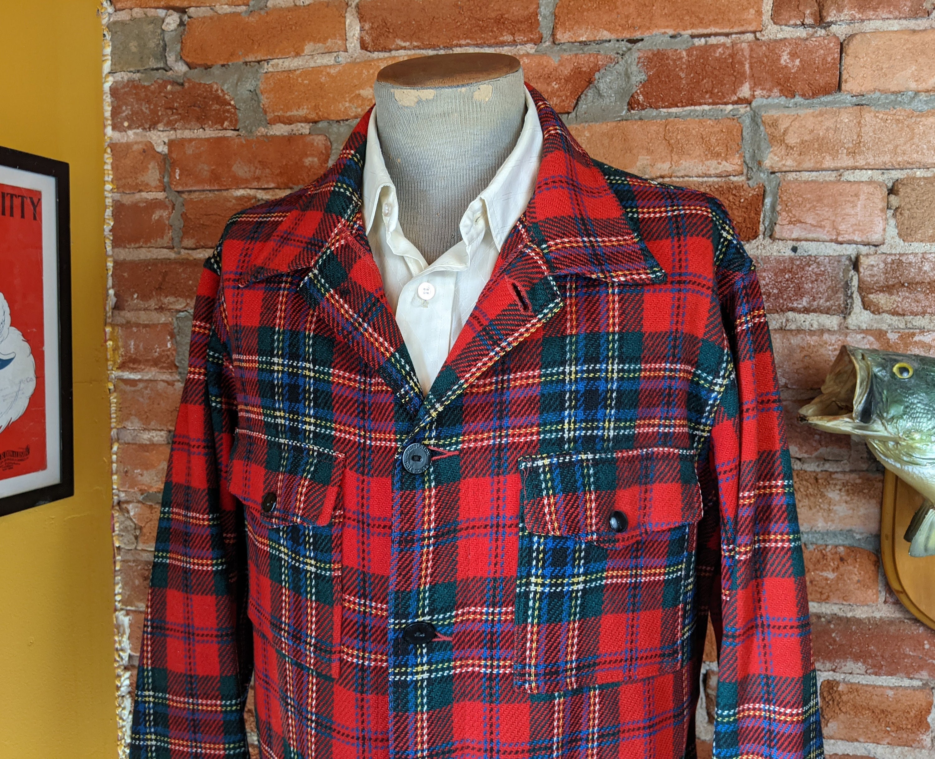 1960s70s PENDLETON Jacket Men's Vintage Pure Virgin Wool Etsy