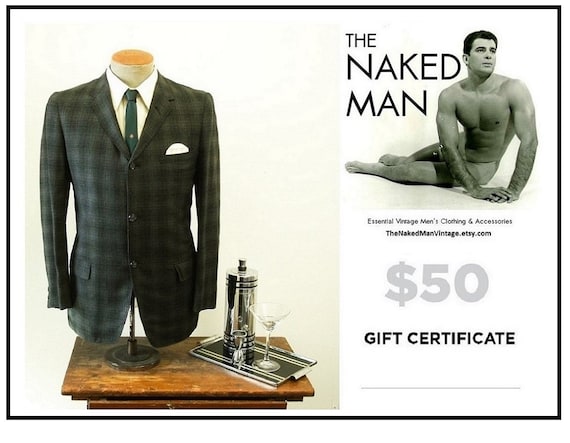 50 Dollar CADEAUBON voor Vintage Heren Kleding Accessoires van