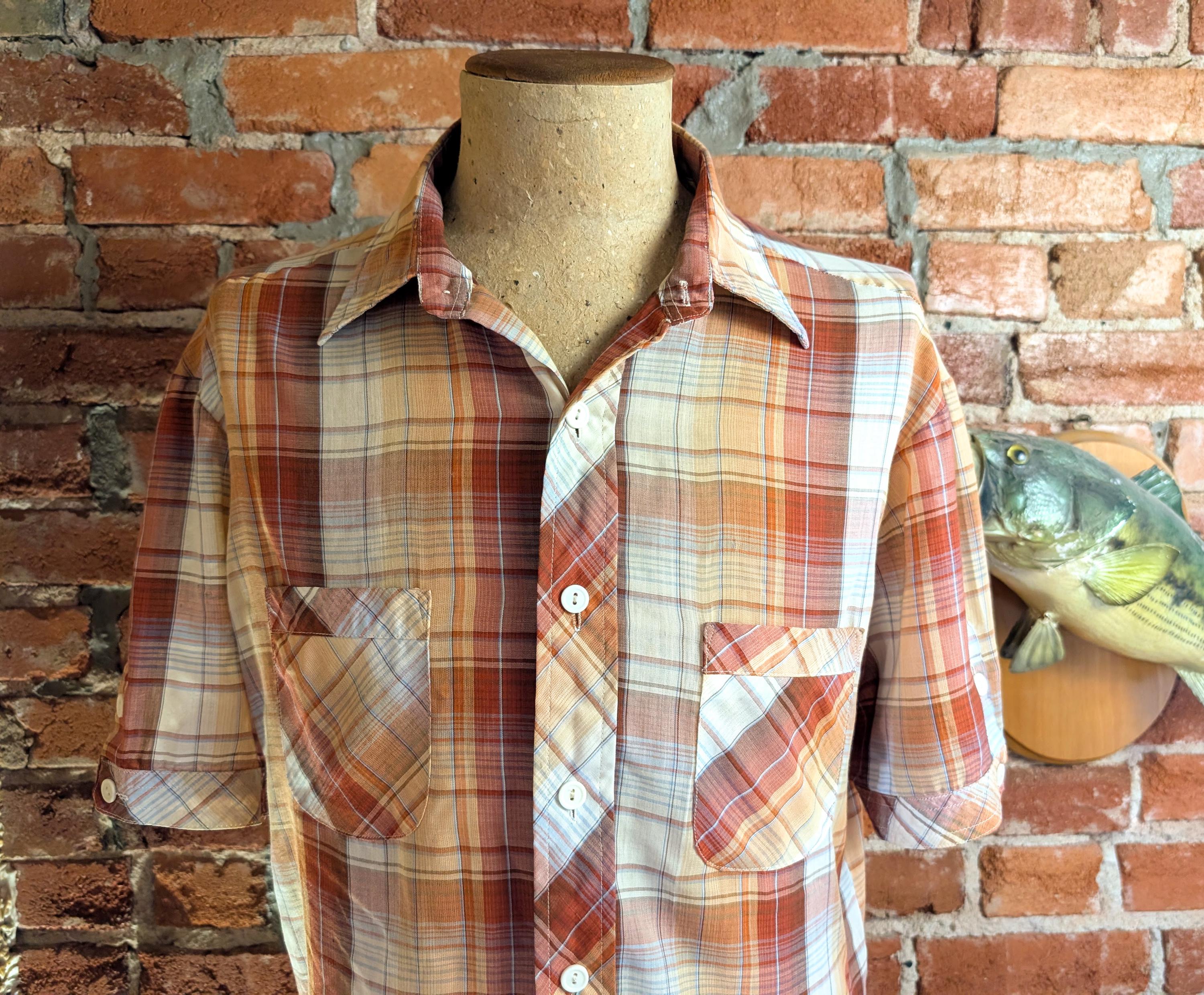 60s〜 KENNINGTON check pattern shirt Kennington Shirt - Etsy