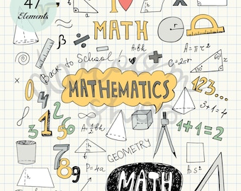 Mathematics clipart | Etsy