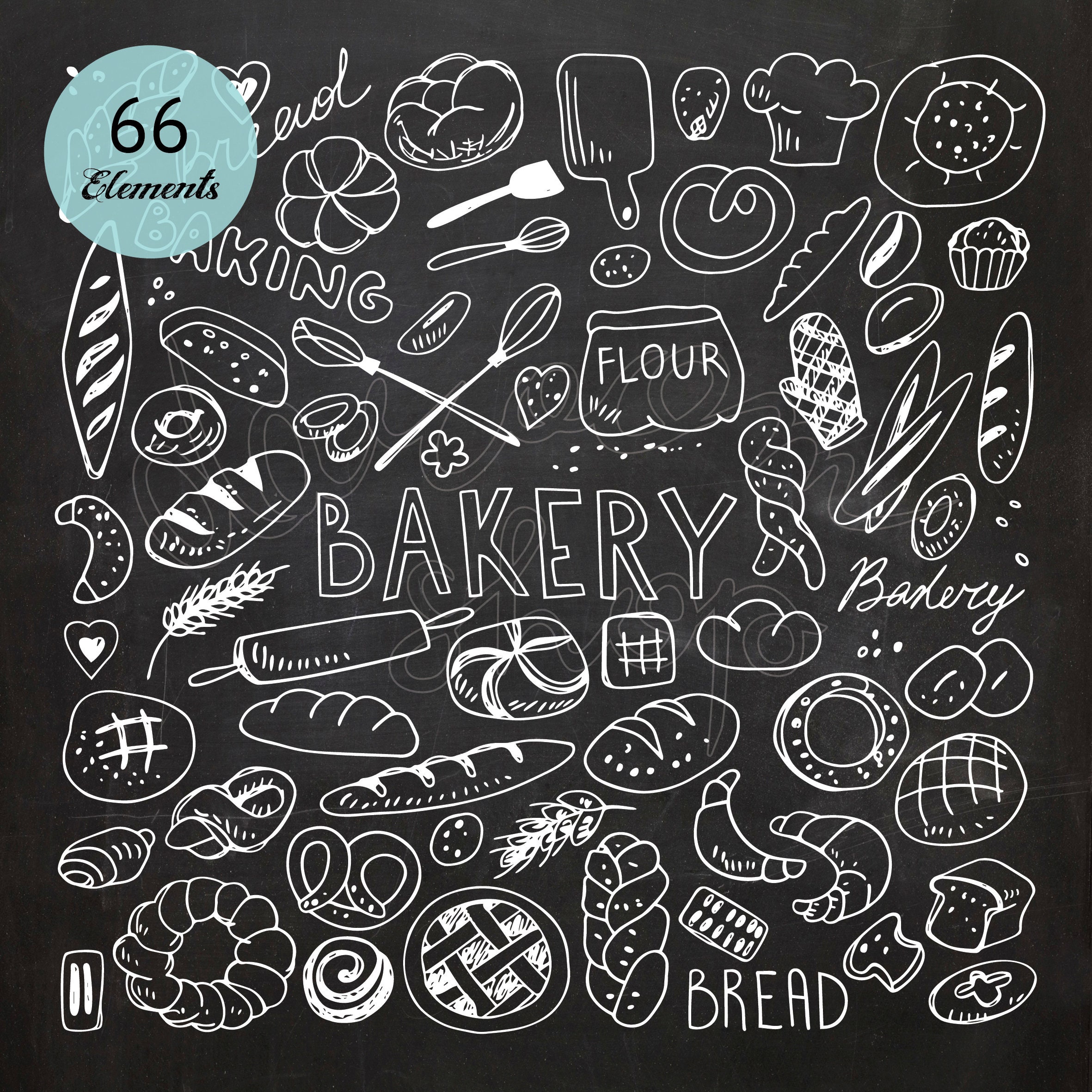 Bakery Shop Clipart Black And White School