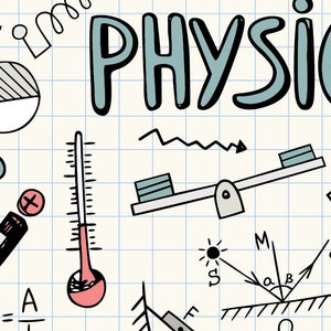 Hand Drawn School Clip Art/physics Elements and Symbols/back - Etsy Canada
