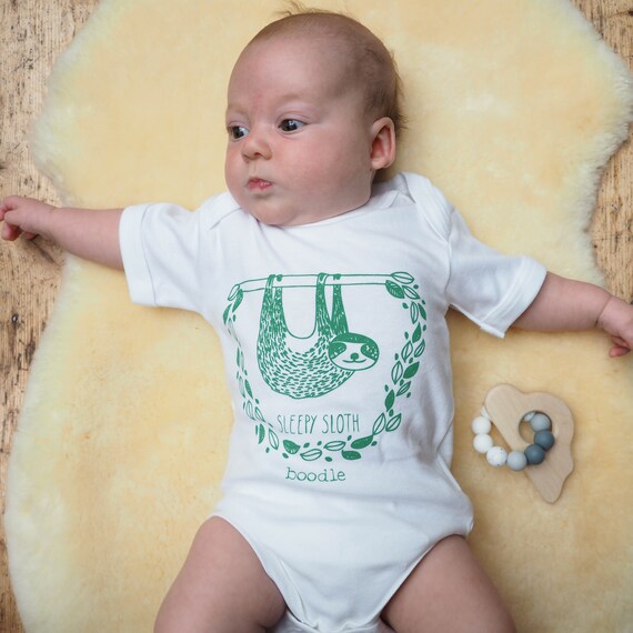 Sloth baby sale romper