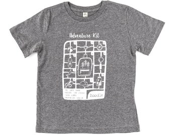 Adventure kids T-shirt, organic kids T-shirt, unisex kids clothing, present for kids, outdoor kids, adventure kit, boys t-shirt, girls tee