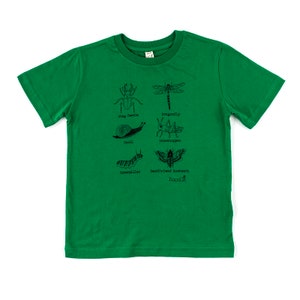 Bugs kids T-shirt, creepy crawlies, bug lover T-shirt, gift for kids, kids birthday gift, bug lovers gift, animal loving kid, eco-friendly