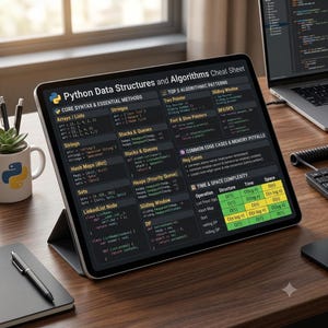 Python-Spickzettel für Programmier-Interviews | LeetCode-Lernleitfaden für Datenstrukturen und Algorithmen | PDF-Referenz für Informatikstudenten Bild 3