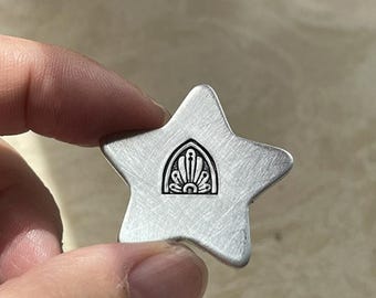 Metal Stamp for jewelry Making, Boho Minimalist Mandala, Pattern 173
