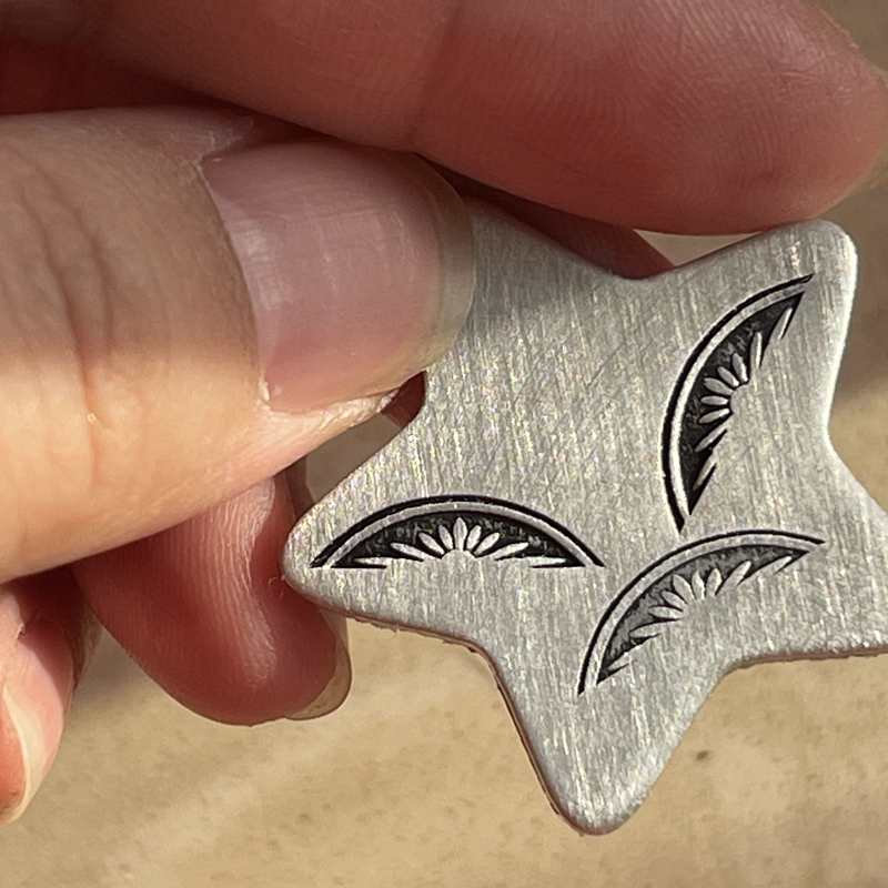 Jewelers/metal Workers Texturing Hammer Dipples/narrow Stripe 02 SALE 
