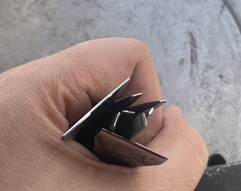 thin Stright line metal stamps, liner stamps，Stright liner，Multiple sizes， handmade Chasing Repousse Metal Stamp tool