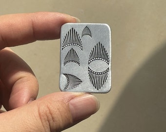 1,185 crown, shield,Decorative Art metal design stamp,handmade jewelry stamps,modern jewelry making tools,navajo stamps,gift for her