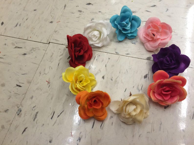 your color rose prom dance small corsage boutonniere red white orange yellow ivory aqua turquoise purple pink