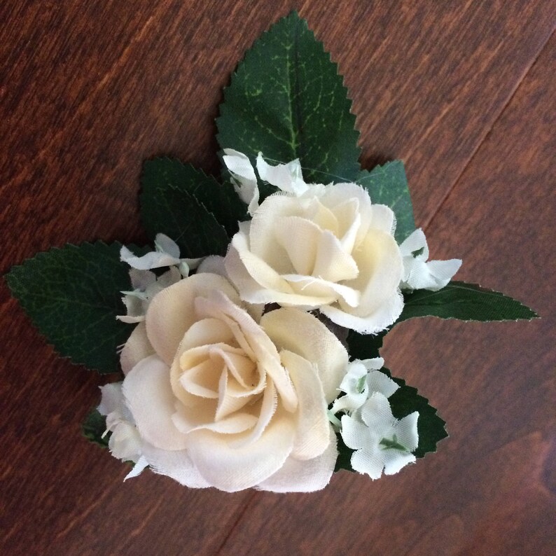 your color rose prom dance small corsage boutonniere red white orange yellow ivory aqua turquoise purple pink