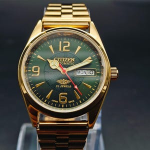 Vintage Citizen automatisk herrarmbandsur-