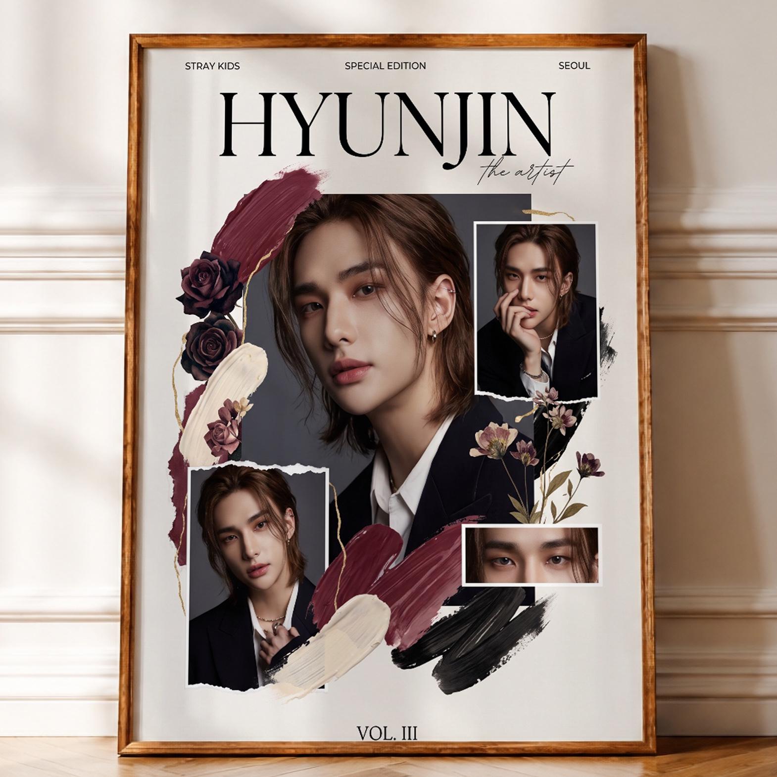 Hyunjin Poster - Etsy