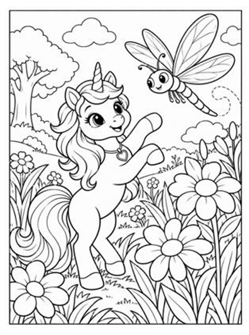 Buy Unicorn Coloring Book For Kids 50 Printable Pages Magical buy-unicorn-coloring-book-for-kids-50-printable-pages-magical