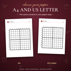 A4 and US Letter. The same content in two paper sizes. A4. US Letter.