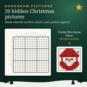 Christmas Logic Puzzle Book for Adults: 80 Printable Puzzles with Solutions