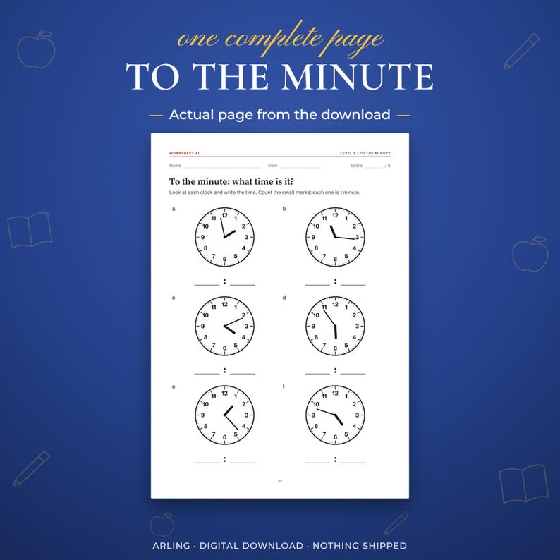 To the minute. Actual page from the download.