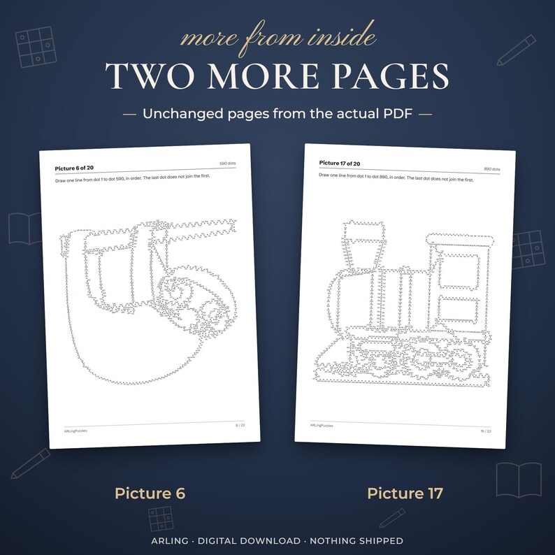 Two more pages. Unchanged pages from the actual PDF. Picture 6. Picture 17.