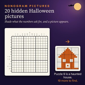 Halloween Logic Puzzle Book for Adults: 80 Printable Puzzles with Solutions