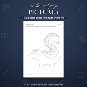Picture 1. Real puzzle pages for adults and teens.