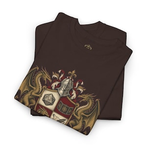 Spielleiter-Shirt – Vintage-Wappen-T-Shirt, lustiges Geschenk für Rollenspielfans Bild 6