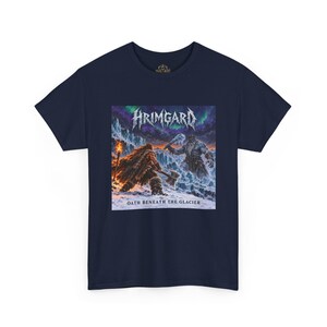 Barbarian Shirt, Frost Giant Heavy Metal Album Cover Art, Vintage Dark Fantasy Graphic Tee image 4