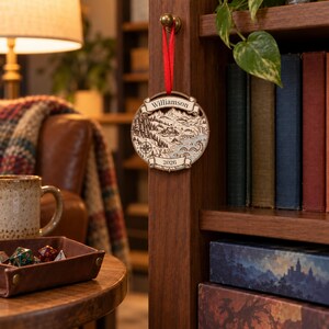New Home Ornament 2026, Personalized Fantasy Map, Housewarming Gift for Couples image 3