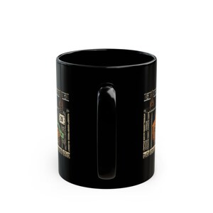 Dice Jail After Dark Mug, Cursed Dice Ceramic Cup for TTRPG Halloween Game Night image 7