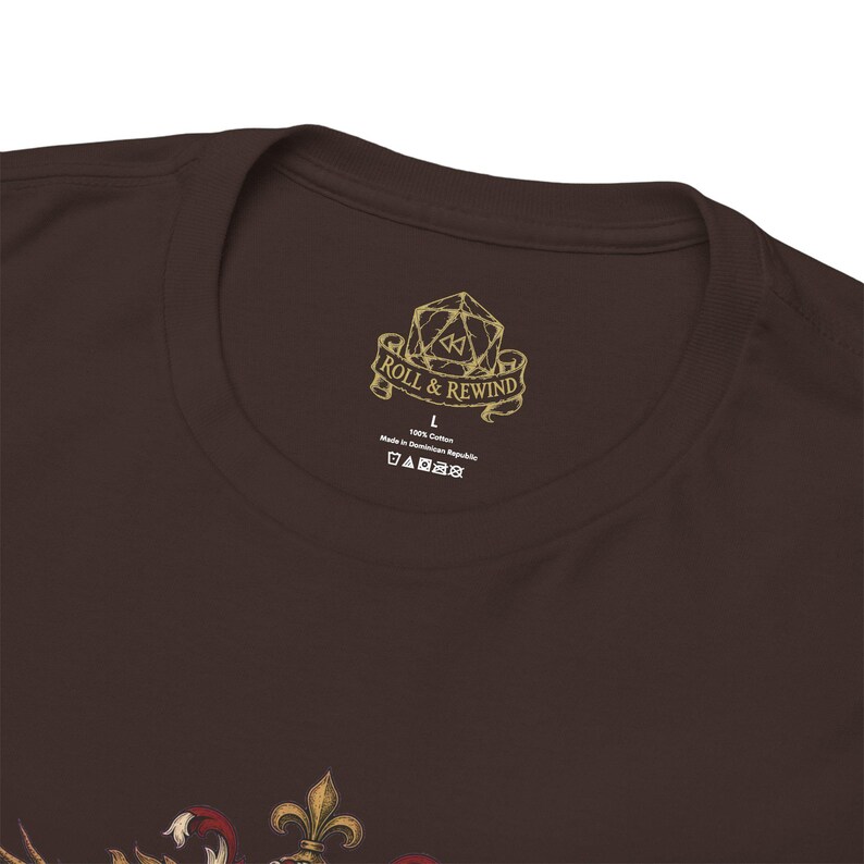 Spielleiter-Shirt – Vintage-Wappen-T-Shirt, lustiges Geschenk für Rollenspielfans Bild 5