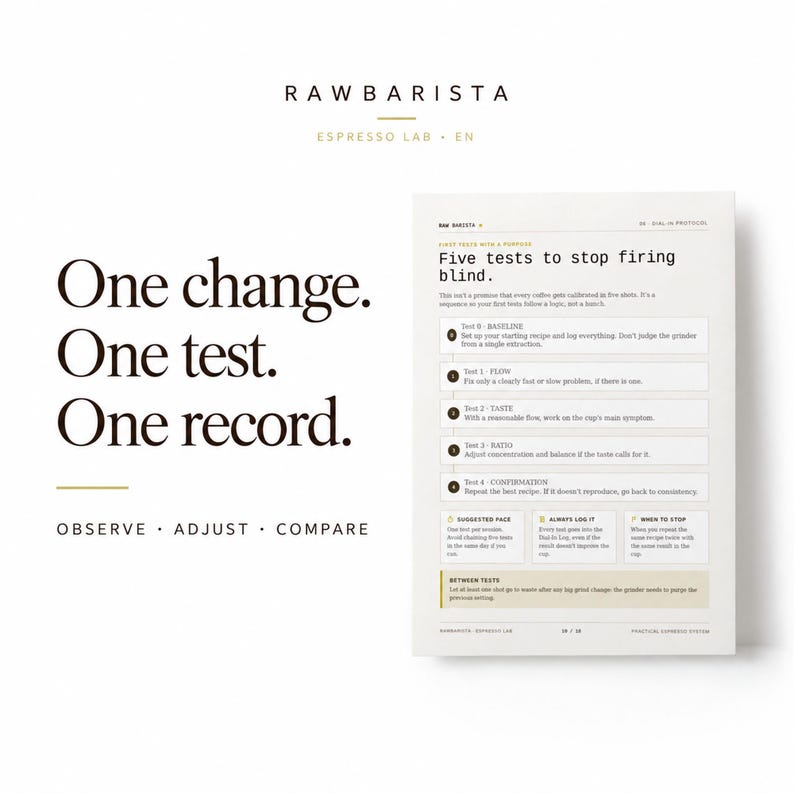 Espresso Dial-In Guide and Printable Coffee Journal, A4 PDF Workbook, Espresso Lab image 2