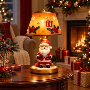 Vintage Santa Light - Etsy